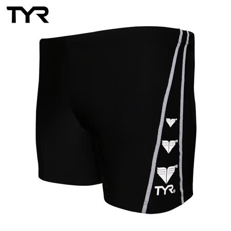 美國TYR男用四角黑色訓練款泳褲Logo遠東 百貨 桃園 店 Boxer 台灣總代理