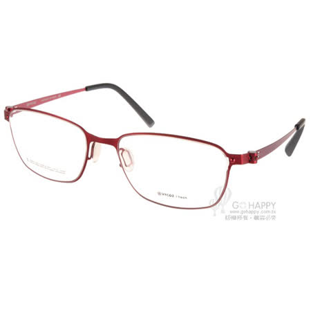 【私心大推】gohappy快樂購VYCOZ 光學眼鏡  薄鋼休閒簡約款 (紅) #TECK RED-RED去哪買遠東 購物
