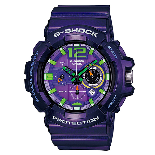 casio 卡西欧 g-shock 福音战士配色时尚运动腕表/ gac-110-6a