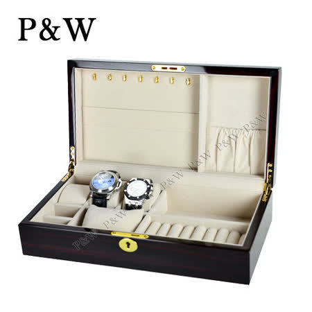 【網購】gohappy線上購物【P&W珠寶收藏盒】【手工精品】 木質鋼琴烤漆 首飾盒 錶盒評價好嗎中 和 大 遠 百