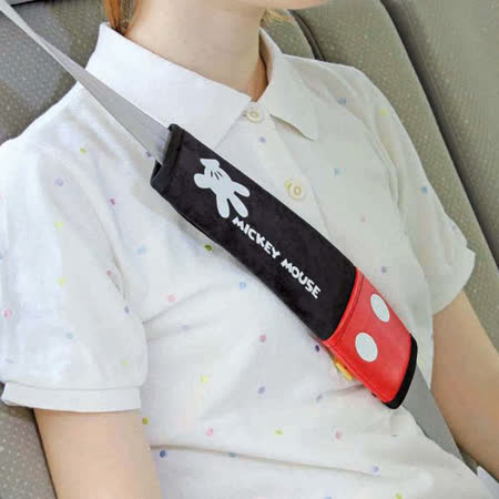 遠 百 專櫃【NAPOLEXx迪士尼】米奇安全帶護套WD293 (汽車︱內裝︱保護套)