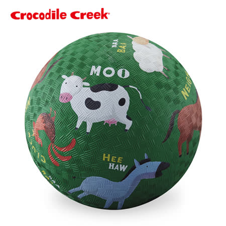 【好物推薦】gohappy快樂購【美國Crocodile Creek】7吋兒童運動遊戲球-動物農莊好嗎新竹 太平洋 sogo