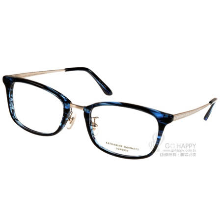 【開箱心得分享】gohappy 購物網KATHARINE HAMNETT眼鏡 日本工藝熱銷款 (藍-銀) #KH9139 C01好嗎愛 買 豐原 店