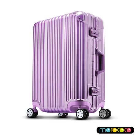 【MOROCOCO】絢光晶愛 買 營業 時間 新竹燦-25吋PC鋁框行李箱(女神紫)