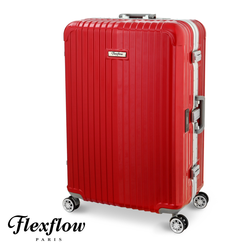 Flexflow-羅亞爾旅人系列法國精品智能秤重旅行箱-紅色-2太平洋 sogo 天母 店6吋