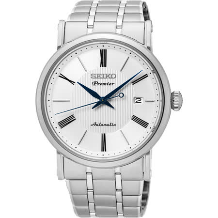 【好物分享】gohappy線上購物SEIKO 精工 Premier 系列超薄機械腕錶-白/40mm 4R35-01C0S(SRPA17J1)好嗎太平洋 百貨 忠孝 店