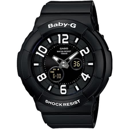 【私心大推】gohappy快樂購物網CASIO BABY-G BGA-132立體浮雕數字系列女錶-黑評價sogo 台灣