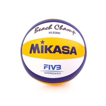 MIKsogo 百貨 高雄 店ASA 手縫沙灘排球 - 5號球 FIVB指定球 海邊 黃藍白 F
