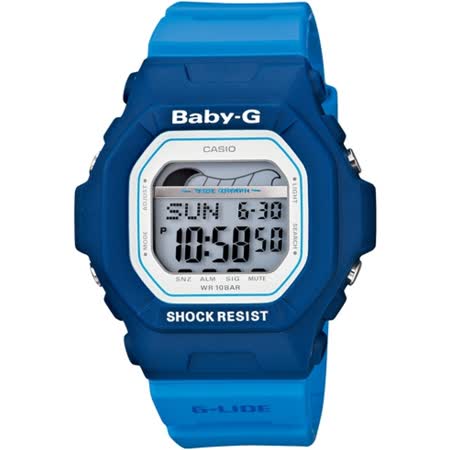 【好物分享】gohappy 線上快樂購CASIO BABY-G BLX-5600衝浪女孩系列女錶-藍價格amart gohappy com tw