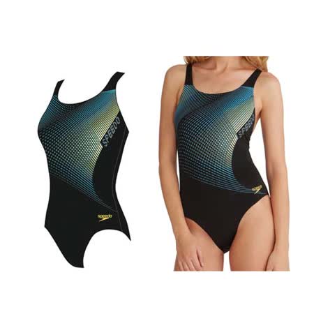 (女) SPEEDO ES 競技連身泳裝-泳衣 游泳 競賽 黑 家 家 買 企業 股份 有限 公司26