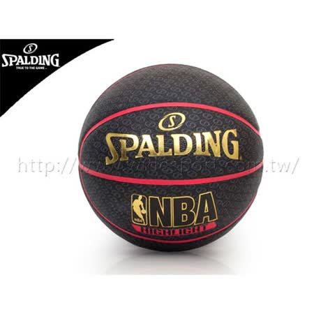 SPALDING NBA HIGHLIGHT RUBBER 籃球-NBA 7中 壢 太平洋 sogo 百貨 元 化 館號球 黑金 F