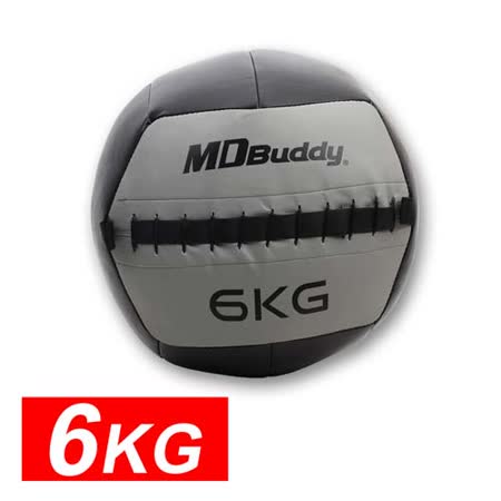MDBuddy 皮革重力球 6KG-藥球 健www gohappy com tw身球 韻律 訓練 隨機 F