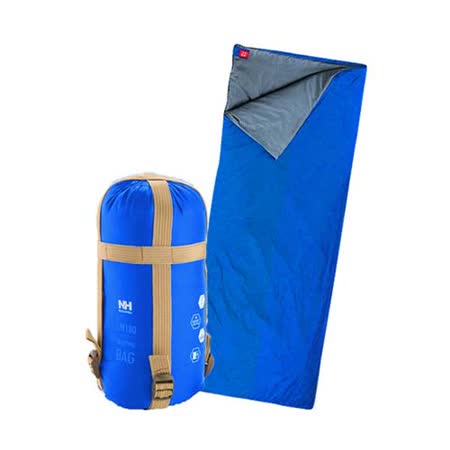 NatureHike LW180 超輕信封型睡袋 -登山 露營大 遠 百貨 高雄 旅行 戶外休閒 寶藍