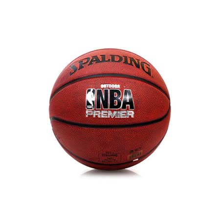 SPALDING NBA PREMIER 7號籃球-室外球 gohappy 客服斯伯丁 深橘 F