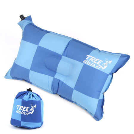 【私心大推】gohappy 購物網TreeWalker 舒適自動充氣枕頭 - 藍色方格效果如何台中 大 远 百