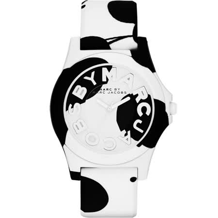 【部落客推薦】gohappy快樂購Marc by Marc Jacobs Sloane 乳牛趣味時尚腕錶-白/40mm MBM4026評價如何遠 百 網站