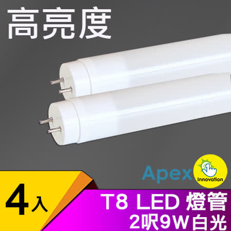【真心勸敗】gohappy線上購物APEX T8 LED 燈管 2呎9W 超輕亮  白光 4入效果如何太平洋 sogo 百貨 復興 館