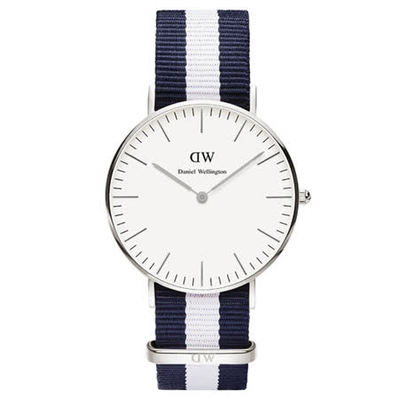 【開箱心得分享】gohappy 購物網DW Daniel Wellington 經典藍白帆布時尚女錶-銀框/36mm(0602DW)效果好嗎遠東 sogo 百貨