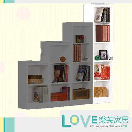 【私心大推】gohappy線上購物【LOVE樂芙】艾貝白色5.5尺高書架哪裡買愛 買 量販 店