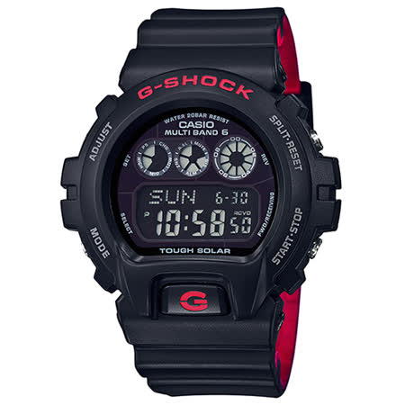 【網購】gohappy【CASIO 卡西歐】經典錶款電波太陽能運動時尚腕錶(50mm/GW-6900HR-1)價錢遠 百 週年 慶