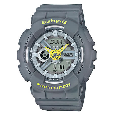 【私心大推】gohappy 線上快樂購【CASIO 卡西歐】Baby-G 雙顯個性時尚運動腕錶(43.4mm/BA-110PP-8A)評價愛 買 面試