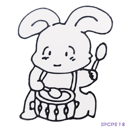 【勸敗】gohappy快樂購【BabyTiger虎兒寶】愛玩色 兒童無毒彩繪玻璃貼- 小張圖卡 - 兔子 ipcpS18 -台灣製哪裡買太平洋 sogo 美食