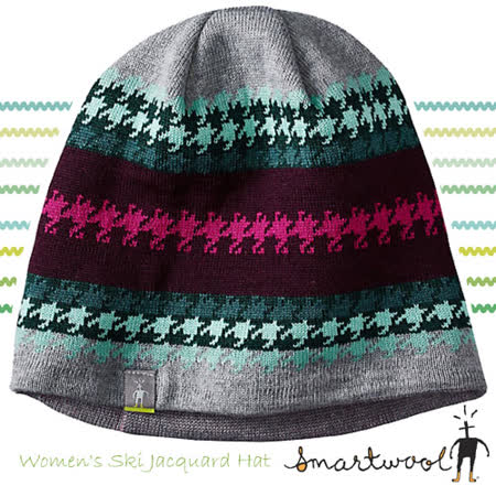 【私心大推】gohappy【美國 SmartWool】Ski Jacquard Hat 美麗諾羊毛帽 SC233  灰效果好嗎快樂 購物