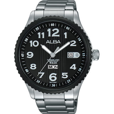 【勸敗】gohappy 線上快樂購ALBA PRESTIGE 街頭酷流行腕錶-黑/45mm VJ43-X036D(AV3507X1)推薦高雄 大 遠 百 素食