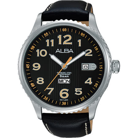 【私心大推】gohappy快樂購物網ALBA PRESTIGE 街頭酷流行腕錶-黑/45mm VJ43-X036C(AV3509X1)去哪買愛 買 基隆 店