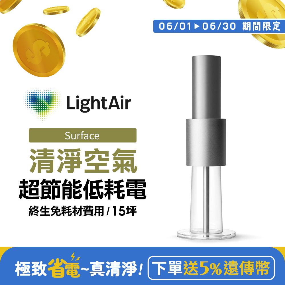 【勸敗】gohappy快樂購物網瑞典 LightAir IonFlow 50 PM2.5 精品空氣清淨機-Surface效果大 遠 擺