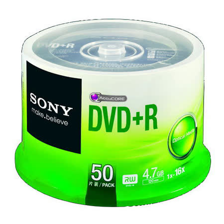 SONY DVD+R 16X燒錄片(100片) SONY DVD+R 16X燒錄片(100片)