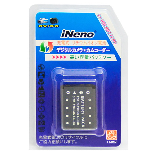 iNeno Olympus LI-40B/LI-42B高容數位相機鋰電池 iNeno Olympus LI-40B/LI-42B高容數位相機鋰電池
