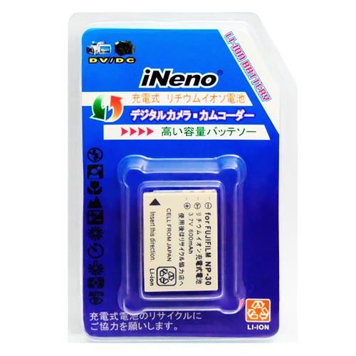 iNeno FUJIFILM NP-30數位相機專用鋰電池 iNeno FUJIFILM NP-30數位相機專用鋰電池