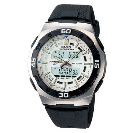【開箱心得分享】gohappy線上購物CASIO 城市遊俠運動膠帶雙顯錶(白)哪裡買大 逺 百
