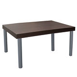 書桌/和室桌--厚型桌面(4.4cm)深胡桃木色 (台灣製造)