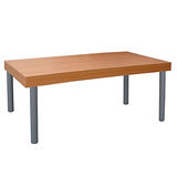 書桌/電腦桌/和室桌-厚型桌面(4.4cm)-楓葉紅木色 (台灣製造)
