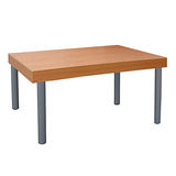 書桌/和室桌-厚型桌面(4.4cm)-楓葉紅木色 (台灣製造)
