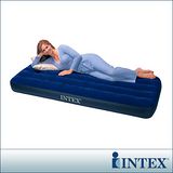 【INTEX】單人植絨充氣床墊(寬76CM)
