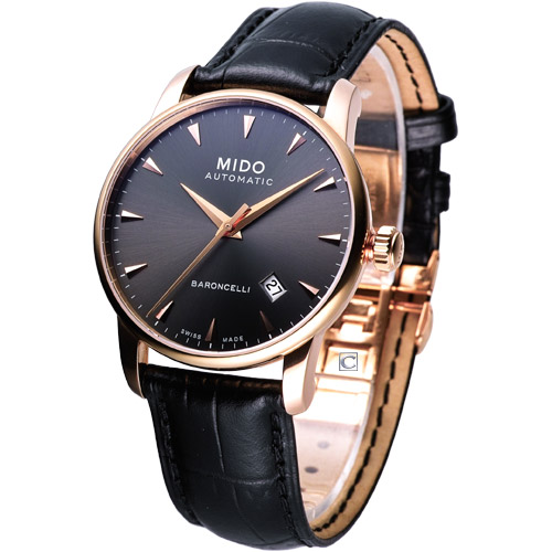 MIDO Baroncelli 自動機械腕錶 玫瑰金色M86003134 MIDO Baroncelli 自動機械腕錶 玫瑰金色M86003134
