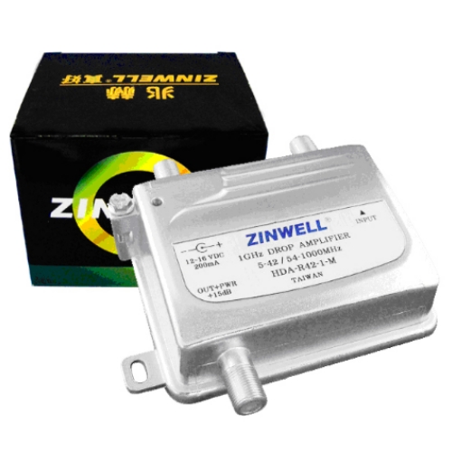 Zinwell 兆赫室內自動強波器(HDA-R42-1-M) 送1對2接頭
