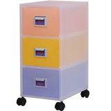 檔案櫃~ED630粉e效率櫃3層附輪 ~1入