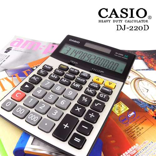 CASIO 卡西歐 步驟記憶功能桌上型計算機DJ-220D