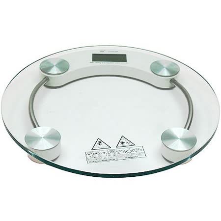圓型150公斤厚鋼化玻璃體重計(大 遠 百 台中 週年 慶2003A)