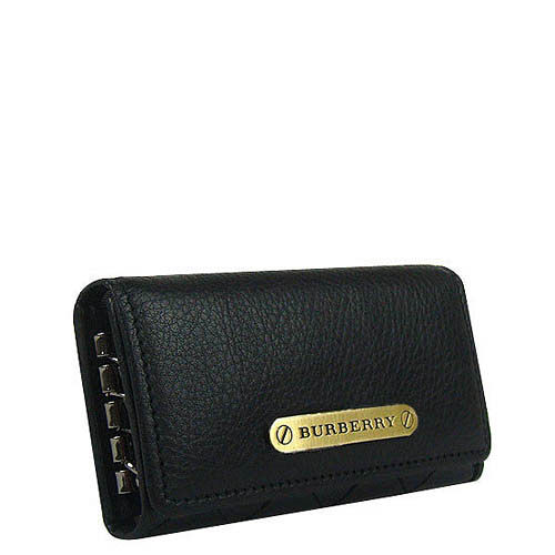 BURBERRY黑標新款菱格亮面鎖包-黑 BURBERRY黑標新款菱格亮面鎖包-黑