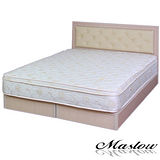 【Maslow-簡約白橡釘釦】加大床組-6尺(不含床墊)