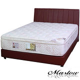 【Maslow-簡約線條暗紅色皮製】單人床組-3.5尺(不含床墊)