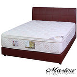 【Maslow-優質暗紅色皮製】單人床組-3.5尺(不含床墊)
