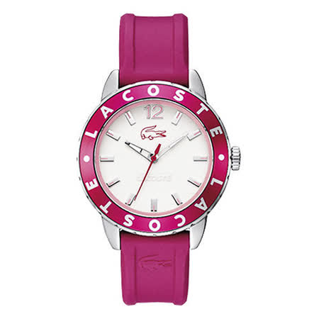 【勸敗】gohappy 購物網Lacoste 鱷魚 玩家風格腕錶(L2000659)-桃紫效果如何臺中 遠 百