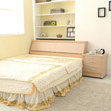 《Loha》Loha樂生活4件組日式雙人床櫃組-含床墊(胡桃/白橡)