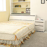《Loha》Loha樂生活4件組日式雙人床櫃組-含床墊(白色)